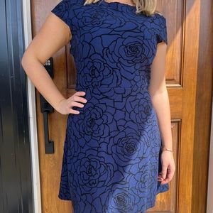 Royal Blue Open Back Dress